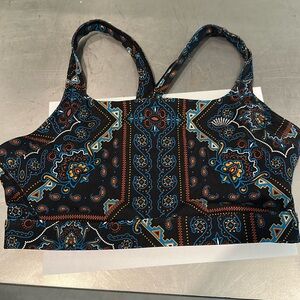 Western Pattern Sports Bra